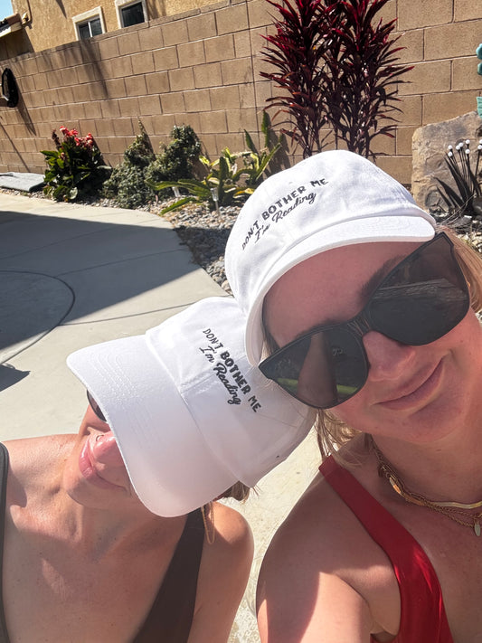 "Don't Bother Me I'm Reading" Embroidered Hat