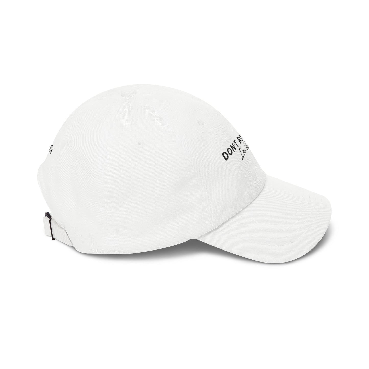 "Don't Bother Me I'm Reading" Embroidered Hat