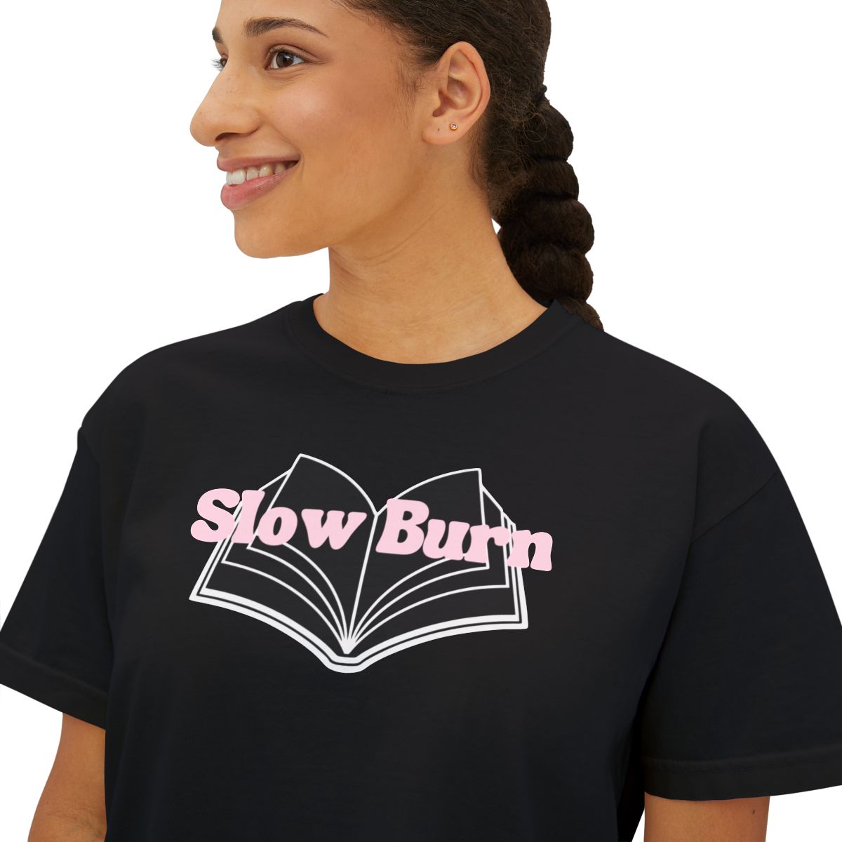 Slow Burn-Crop Tee
